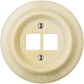 PORCELAIN WALL SOCKET VANILLA PC/USB - DYKE & DEAN