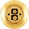 PORCELAIN WALL SPEAKER SOCKET GOLD - DYKE & DEAN