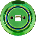 PORCELAIN WALL USB CHARGER CHLOREDO - DYKE & DEAN