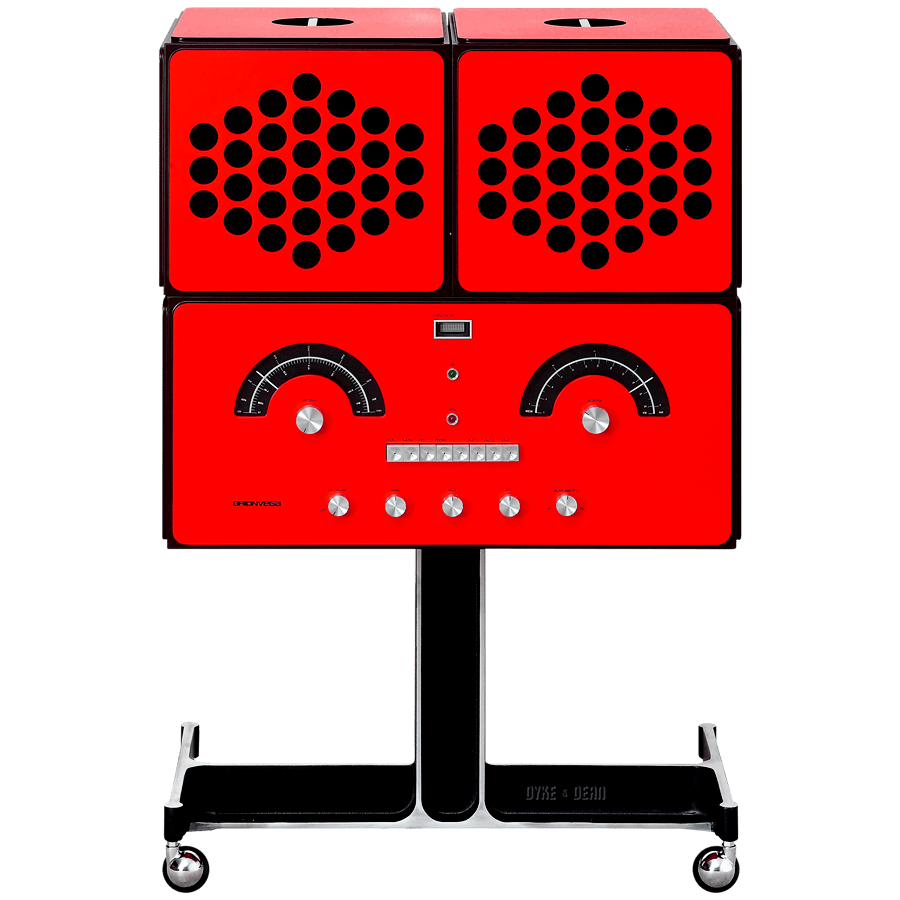 RADIOFONOGRAFO RR226 FO-ST RED - DYKE & DEAN