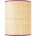 RAFFIA WALL LAMP TRIM PLUM - DYKE & DEAN