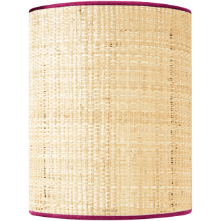 RAFFIA WALL LAMP TRIM PLUM - DYKE & DEAN