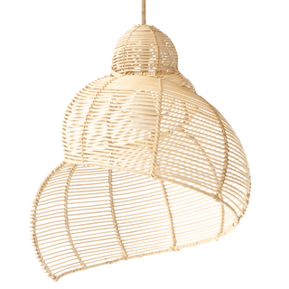 RATTAN LAMP SNAIL MEDIUM - DYKE & DEAN