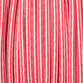 RED & WHITE STRIPE FABRIC CABLE - DYKE & DEAN