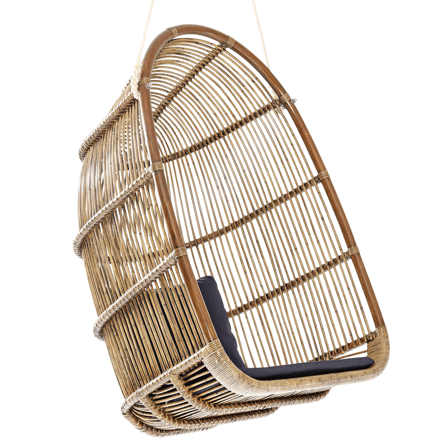 RENOIR HANGING CHAIR RATTAN - DYKE & DEAN