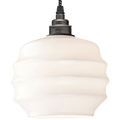 RIPPLE OPALINE PENDANT SHADE SMALL - DYKE & DEAN