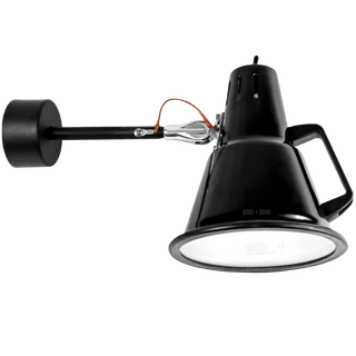 ROD HANDLE WALL LAMP LIGHT SWITCHED SHADE - DYKE & DEAN