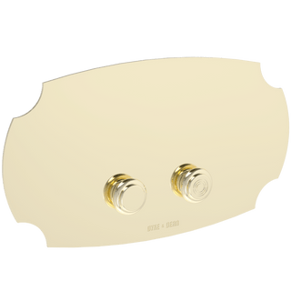 VENETIAN CORNERS TOILET FLUSH BRASS - DYKE & DEAN