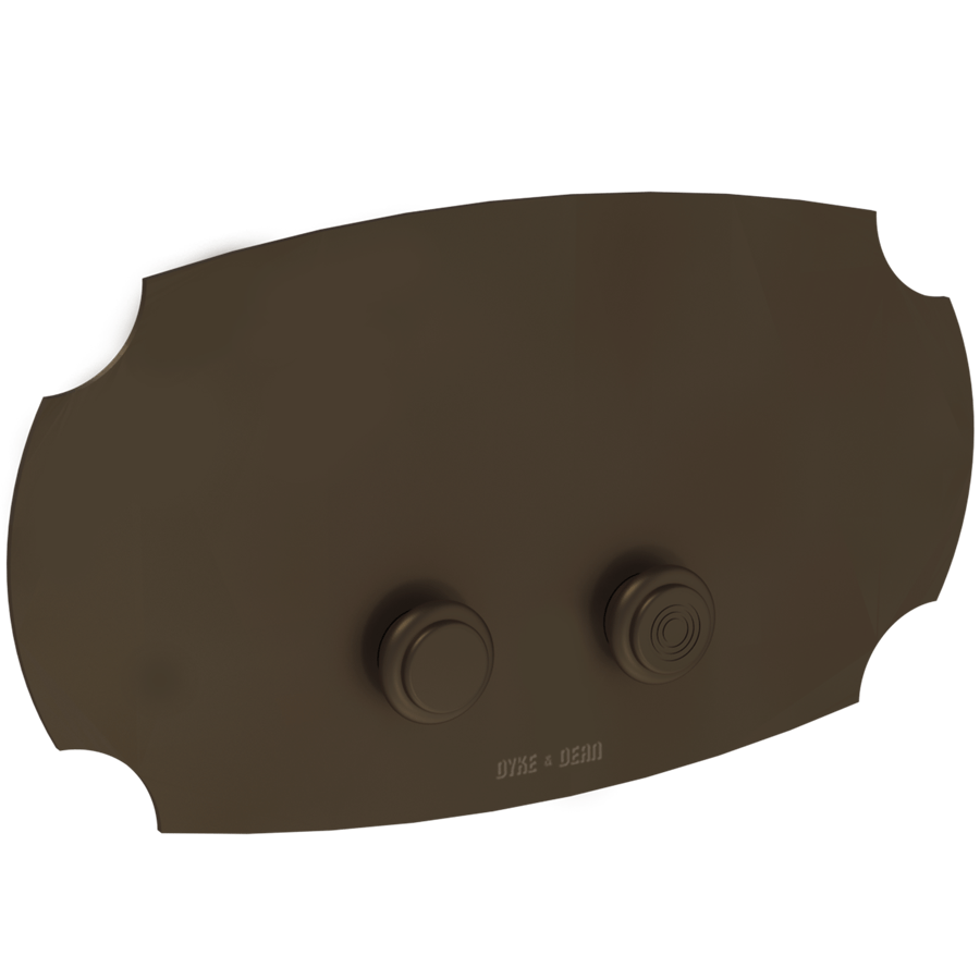 VENETIAN CORNERS TOILET FLUSH BRONZE - DYKE & DEAN