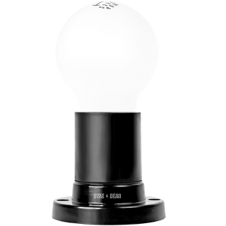 WALL & CEILING BATTEN LAMP E27 BLACK - DYKE & DEAN