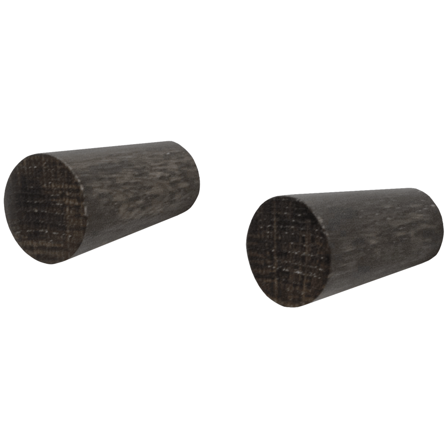 WALL HOOKS IN DARK OAK - DYKE & DEAN