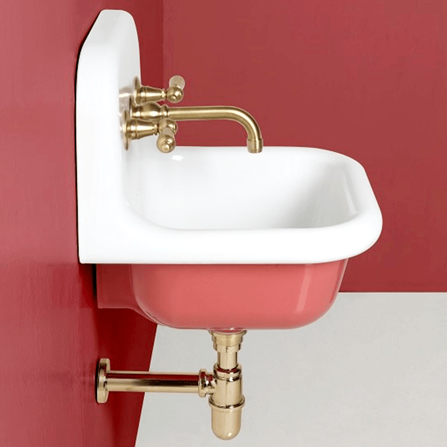 WALL MOUNTED SPOUT DROP LEVER TAPS - DYKE & DEAN