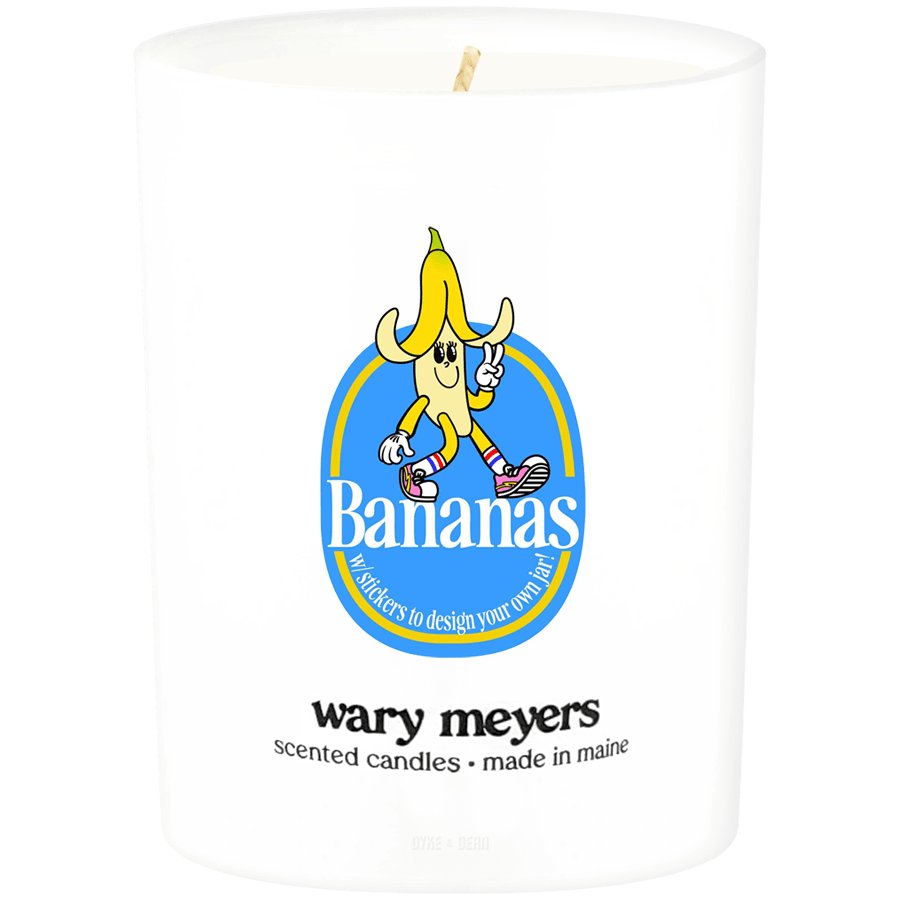 WARY MEYERS BANANAS CANDLE - DYKE & DEAN