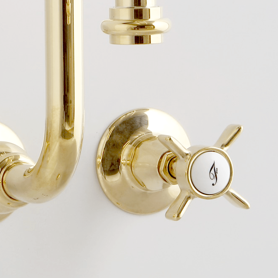 WASH BASIN CROSS HANDLE TAPS - DYKE & DEAN