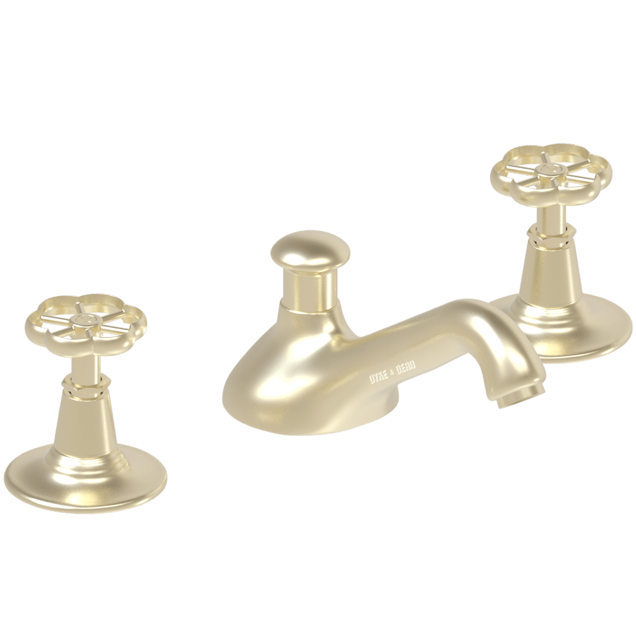 WASH BASIN SET SPOUT FLOWER TAPS - DYKE & DEAN