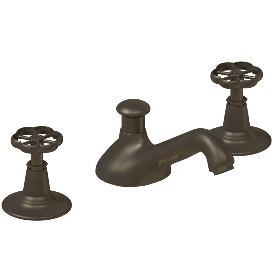 WASH BASIN SET SPOUT FLOWER TAPS - DYKE & DEAN