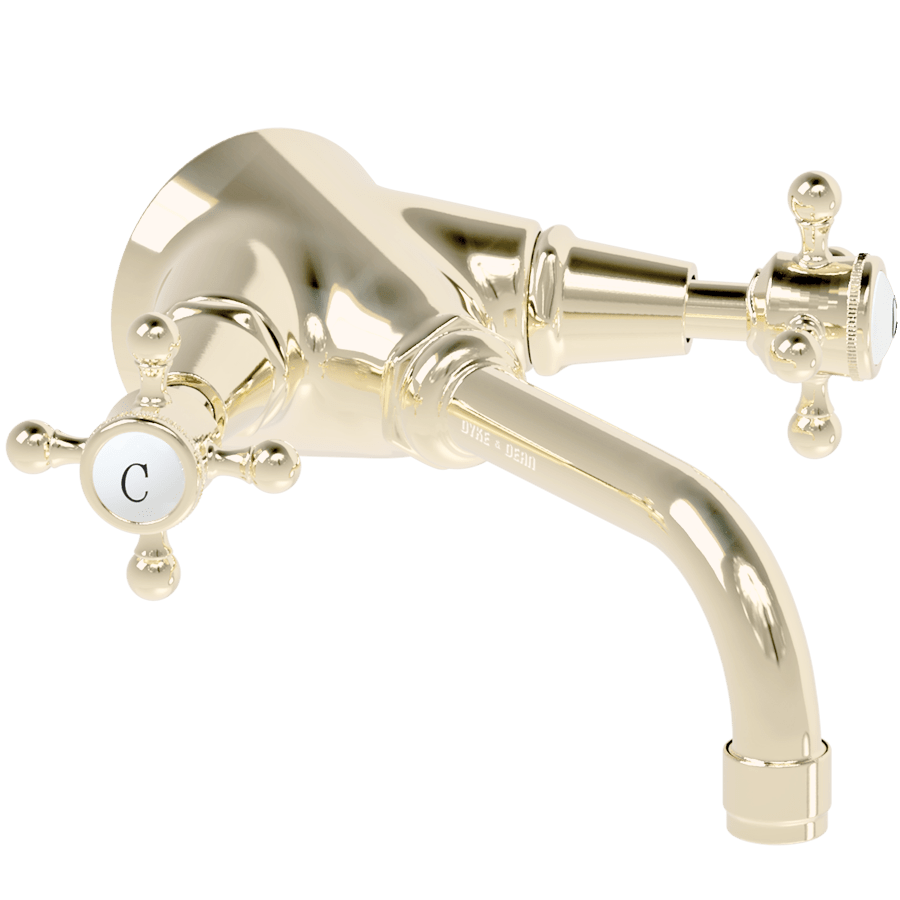 WASH BASIN VICTORIAN HANDLE TAPS - DYKE & DEAN