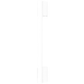 WHITE PEG TUBE BULB DOUBLE MOUNT 500 - DYKE & DEAN