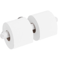 WIREWORKS YOKU DOUBLE TOILET ROLL HOLDER OYSTER GREY - DYKE & DEAN