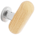 WIREWORKS YOKU WALL ROBE HOOK NATURAL OAK - DYKE & DEAN