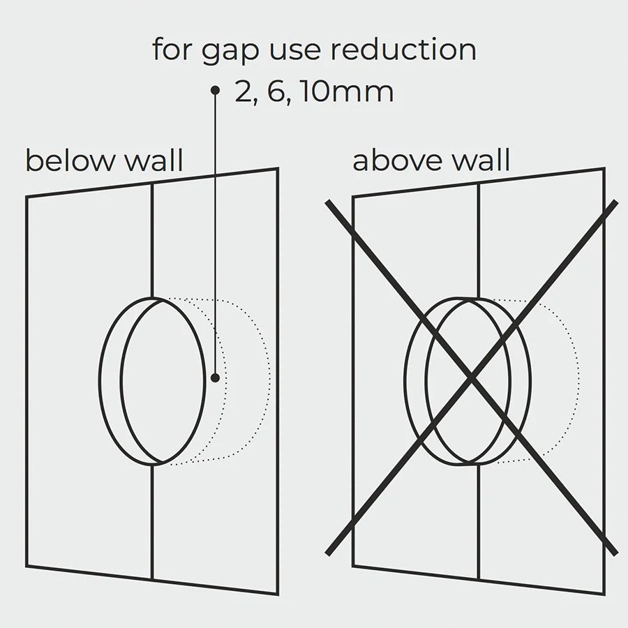 WOODEN PORCELAIN WALL LIGHT SWITCH PADELUS ROTARY - DYKE & DEAN