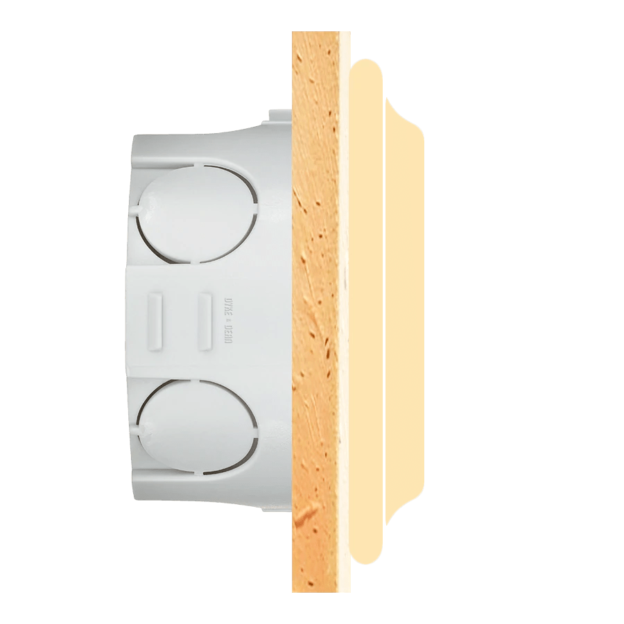 WOODEN PORCELAIN WALL SOCKET FAGUS MOTION SENSOR - DYKE & DEAN