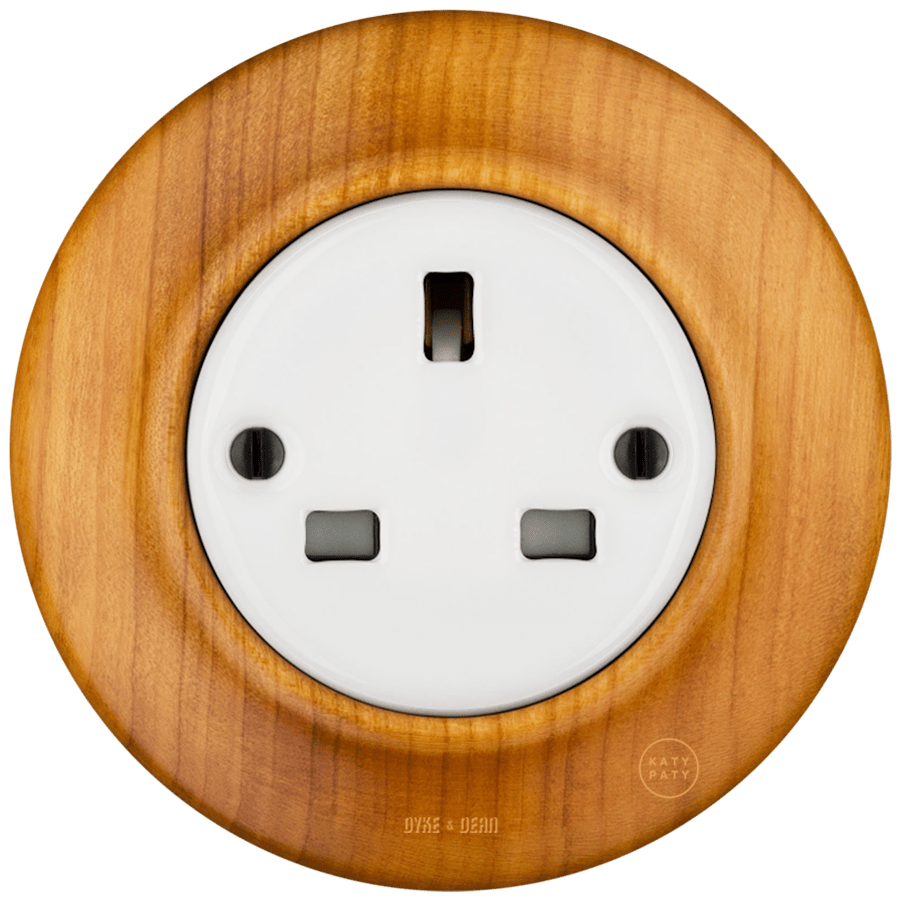 WOODEN PORCELAIN WALL SOCKET PADELUS UK - DYKE & DEAN